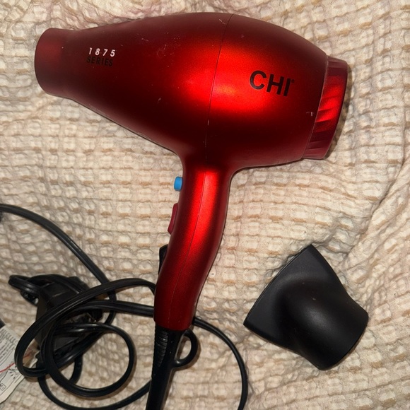 CHI Red Hair Dryer - Picture 1 of 2